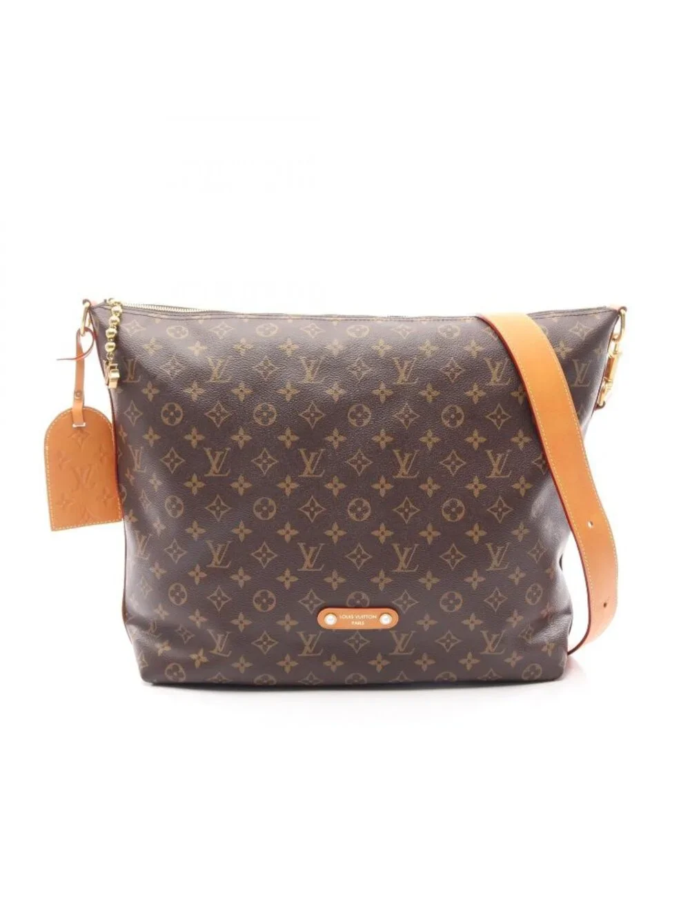 Louis Vuitton Shoulder Bag Vagabond Hobo Monogram Canvas Leather